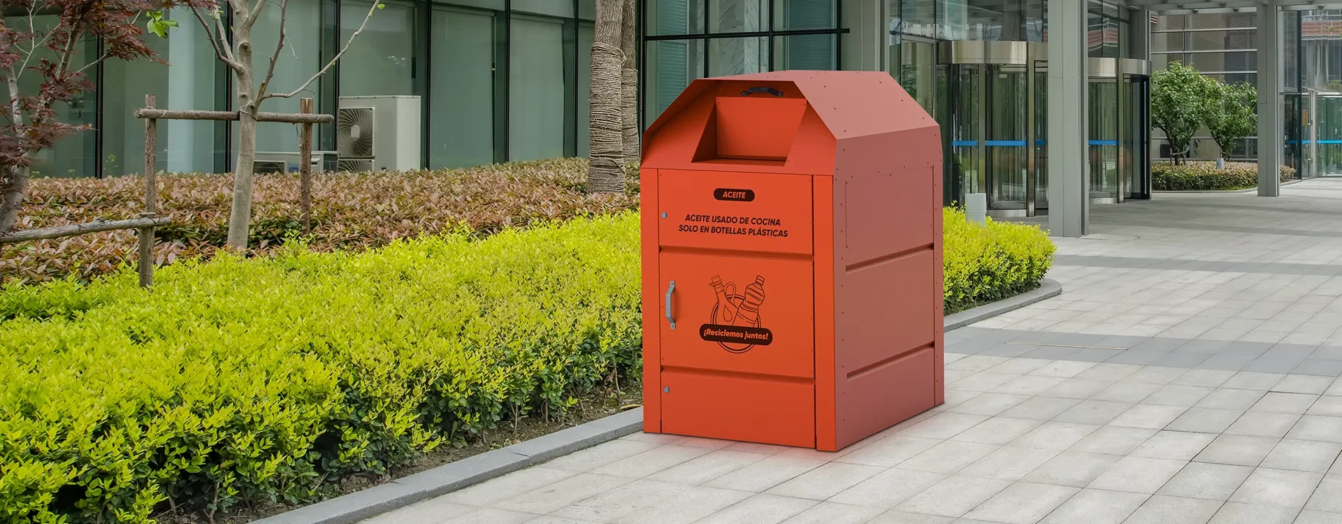 Contenedor para reciclaje de Aceite usado